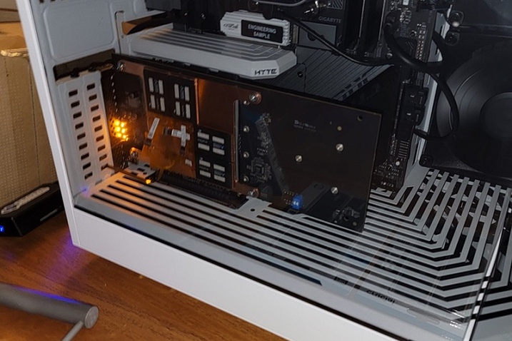 RAID-массив из четырех накопителей Crucial T700 способен работать со скоростью до 45 Гбайт/с