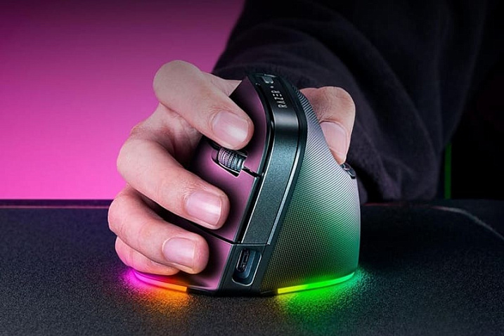 Razer выпустила свою первую вертикальную мышь Pro Click V2 Vertical Edition