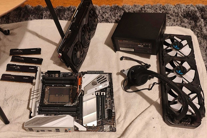 Водитель мусоровоза нашел работающий ПК с Threadripper 3960X и RTX 2080 Ti