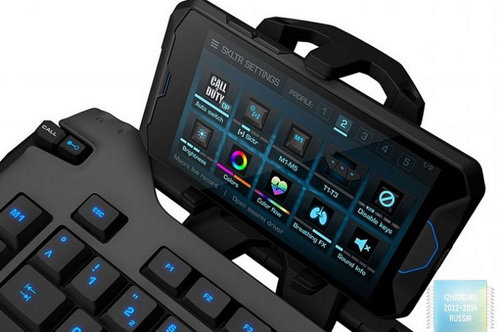 Представлена игровая клавиатура от Roccat с возможностью подключения к смарфтону