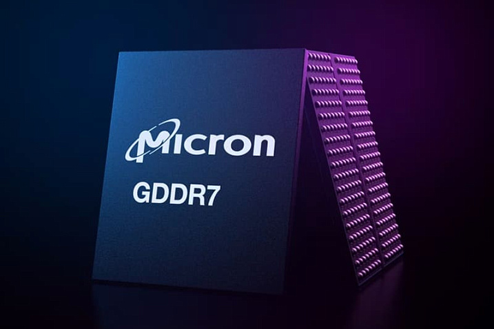 Micron рассказала о памяти GDDR7 с объёмом 3 Гбайта и скоростью работы 36 Гбит/с