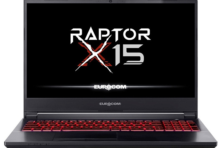 Eurocom представила ноутбук Raptor X15 с настольным Intel Core i9-12900K
