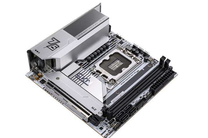 Белая плата Colorful CVN B760I FROZEN WIFI D5 Mini-ITX готова к Raptor Lake Refresh