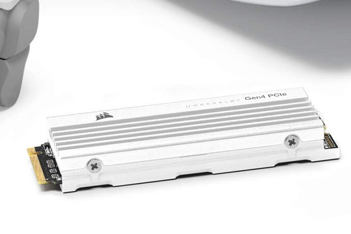 CORSAIR выпустила белую версию накопителя MP600 PRO LPX