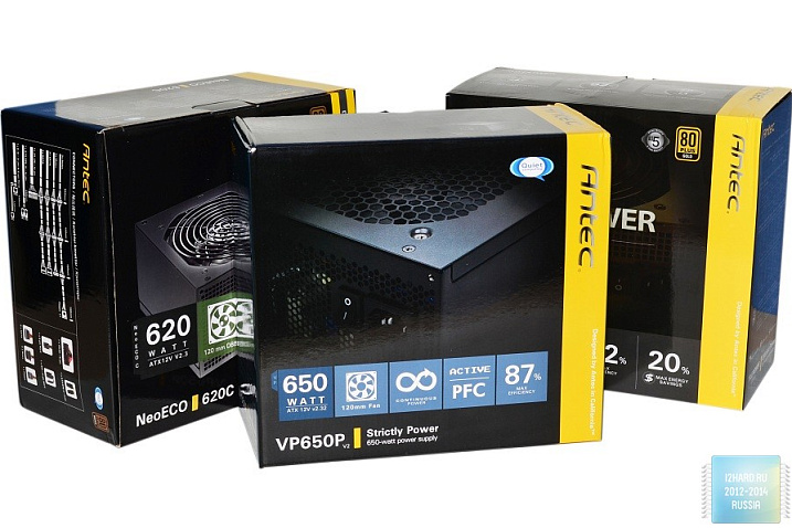 Обзор и тест блока питания Antec VP650P