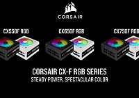CORSAIR представила блоки питания с ARGB-подсветкой CX-F RGB