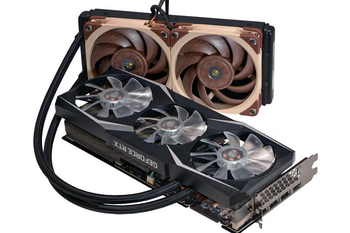 Sycom GeForce RTX 3090 Ti получила интегрированную СЖО и пять вентиляторов