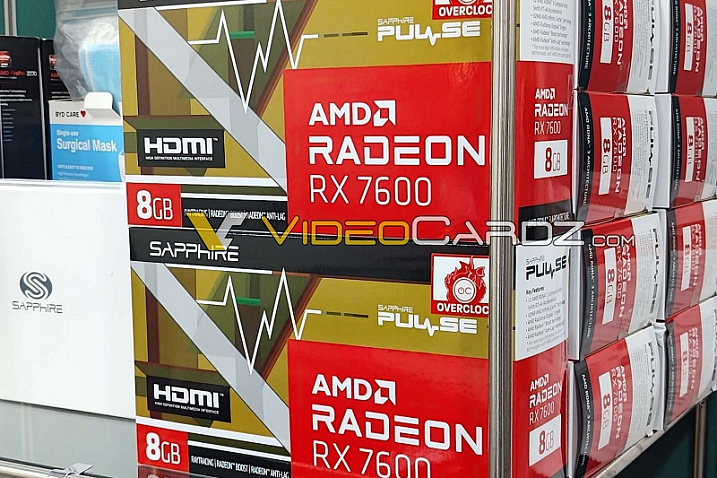 AMD Radeon RX 7600 замечена в азиатском магазине