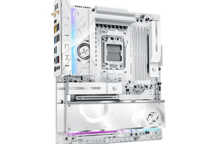 Премиальная материнская плата ASRock X870E Taichi анонсирована в белом варианте