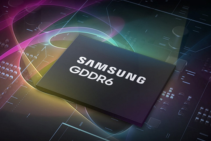 Samsung работает над памятью GDDR6 со скоростью работы 20 и 24 Гбит/с