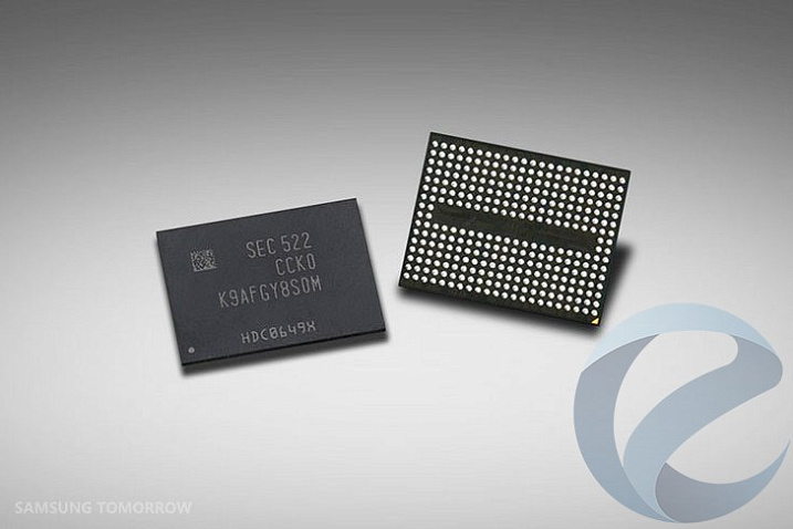 Samsung запустила массовое производство 64-слойных микросхем 3D NAND
