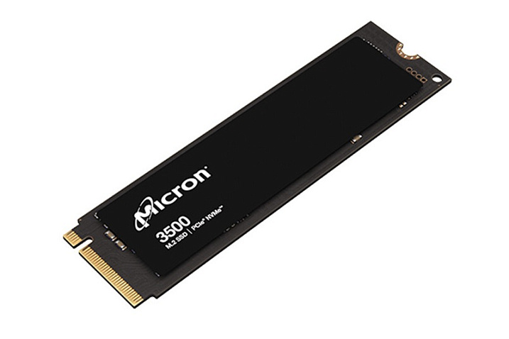 Твердотельный накопитель Micron 3500 предлагает скорость работы до 7000 Мбайт/с