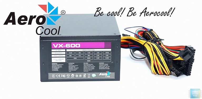 Обзор и тестирование блока питания Aerocool VX-600