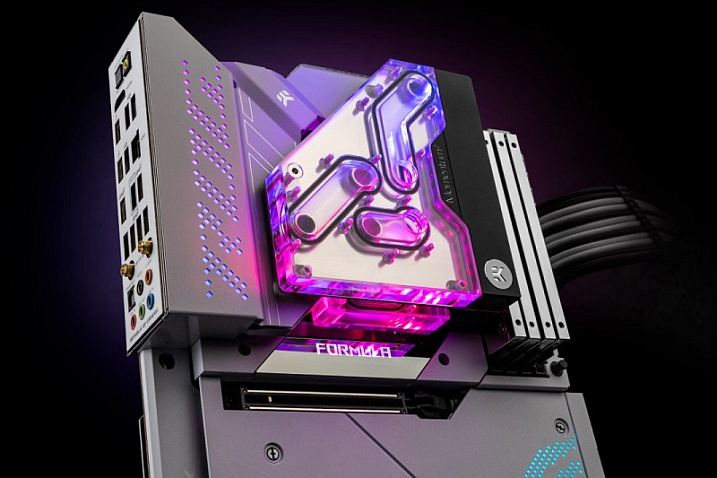 Использование водоблока EKWB VRM Bridge на ASUS Z690 Formula приводит к образованию осадка