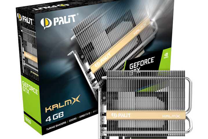 Palit выпустила видеокарту с пассивным охлаждением GeForce GTX 1650 KalmX