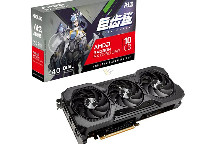 AMD прекращает производство видеокарты Radeon RX 6750 GRE 10GB