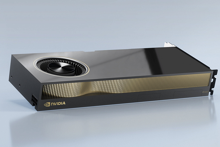 Производительность профессиональной видеокарты NVIDIA RTX A6000 не впечатляет