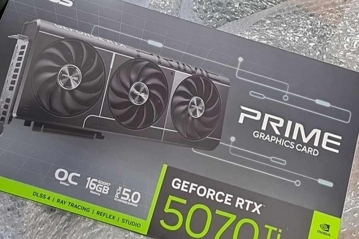 В сети отметился первый покупатель ASUS GeForce RTX 5070 Ti Prime OC    