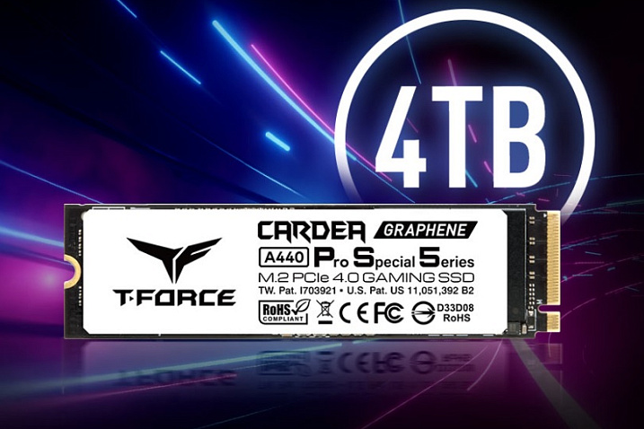 T-FORCE выпустила накопитель CARDEA A440 Pro Special Series для Sony PlayStation 5