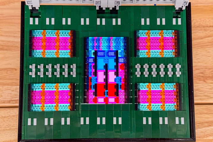 AMD выпустила лимитированный набор LEGO с процессором EPYC Genoa