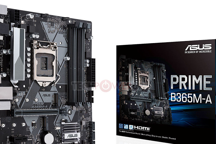ASUS выпускает пару материнских плат на чипсете Intel B365