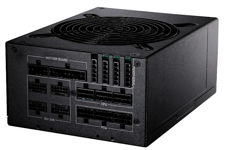 У блока питания FSP FSP2500-57APB есть четыре 12V-2x6 и мощность 2500 Вт