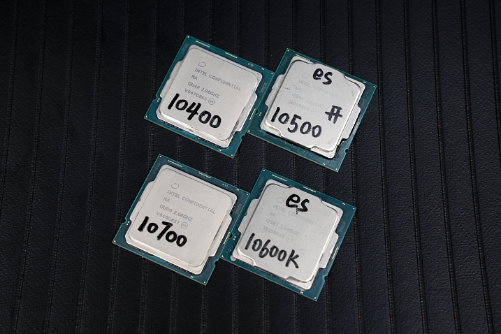 Первый обзор и тестирование четырех настольных процессоров Intel Comet Lake-S