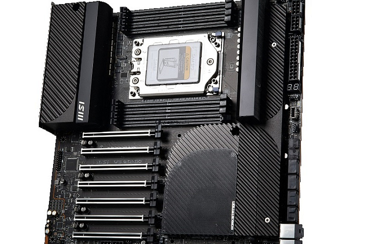 MSI готовится выпустить материнскую плату WS WRX80 для AMD Threadripper PRO 3000/5000WX