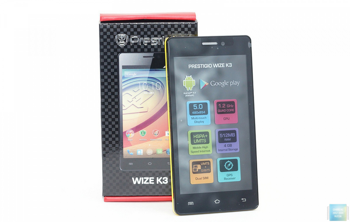 Обзор и тестирование смартфона Prestigio Wize K3 — i2HARD