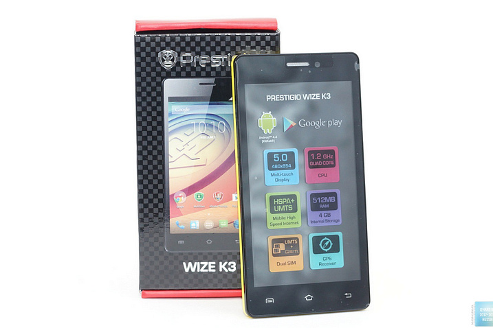 Обзор и тестирование смартфона Prestigio Wize K3