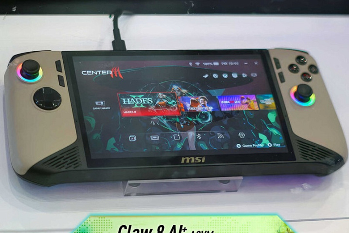 Портативная консоль MSI Claw 8 AI+ будет значительно лучше модели первого поколения