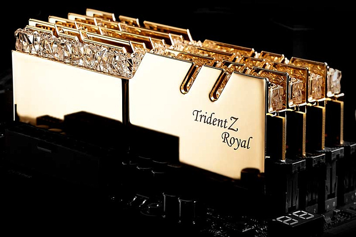 G.Skill выпустит наборы памяти Trident Z Royal в объемах до 64 ГБ