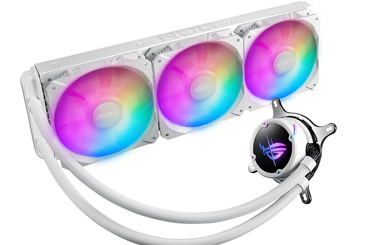 ASUS представила белые СЖО ROG Strix LC II