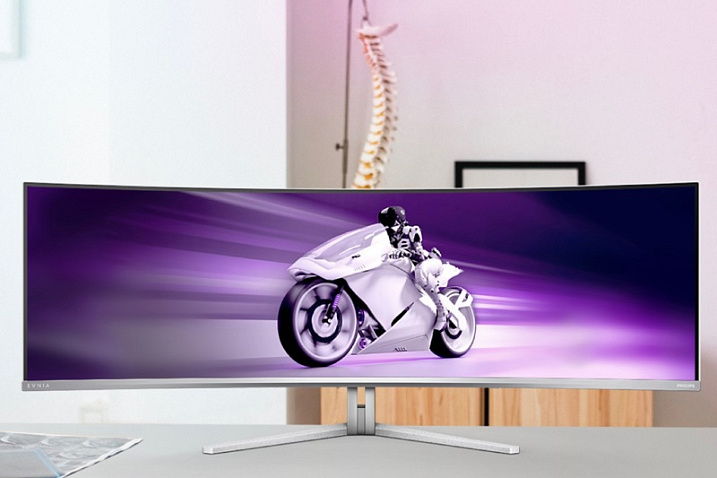 49-дюймовый игровой монитор Philips Evnia 49M2C8900 получил матрицу OLED