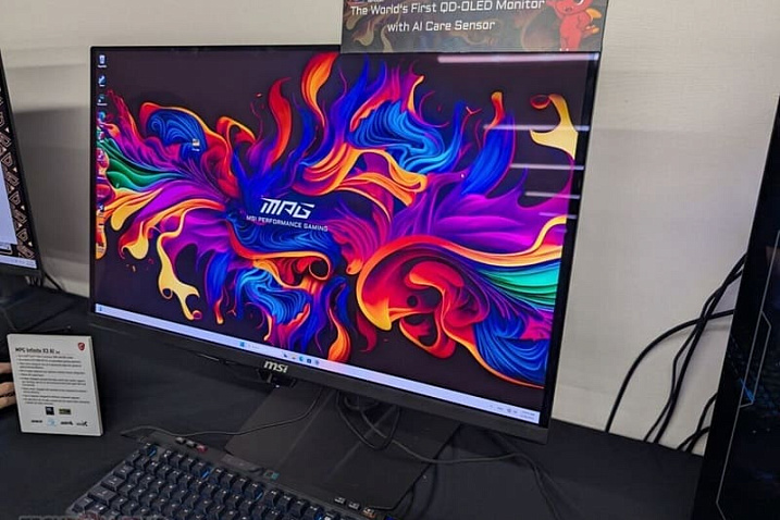 COMPUTEX: MSI интегрировала искусственный интеллект в монитор MAG 27IQR QD-OLED X50