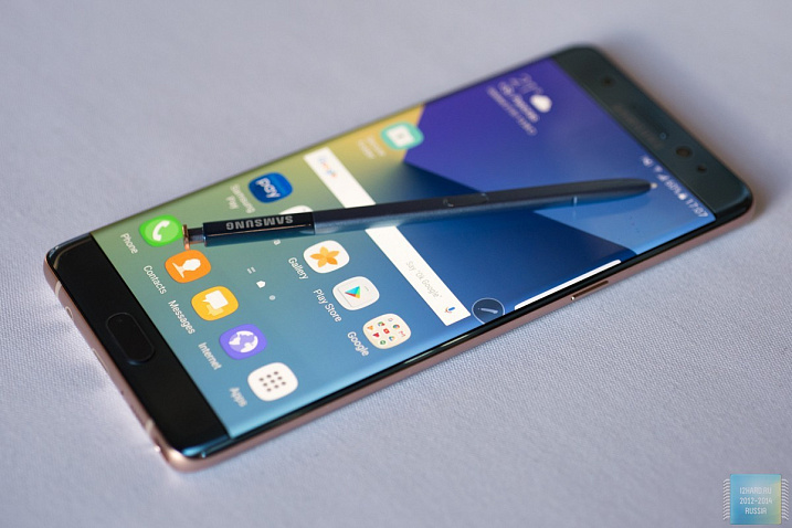 В США запретили провоз смартфонов Samsung Galaxy Note 7 в самолетах
