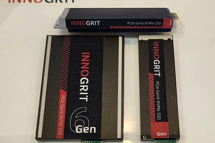 Первый контроллер от InnoGrit с поддержкой PCI Express 6.0 достигает скорости 28 Гбайт/с