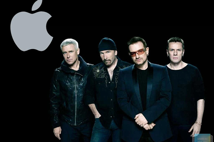 Пользователи Apple активно скачивают новый альбом U2