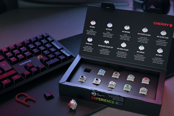 Cherry MX Experience Box позволяет оценить переключатели компании до покупки клавиатуры