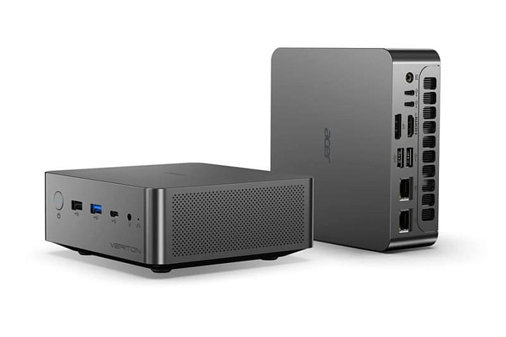Миниатюрная рабочая станция Acer Veriton RI110 получила процессор Core Ultra X7 358H