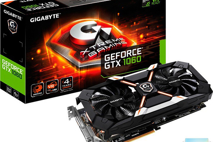 Gigabyte выпустит видеокарту GeForce GTX 1060 Xtreme Gaming