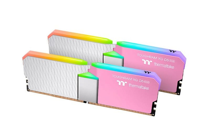 Thermaltake представила розовую память TOUGHRAM XG RGB DDR5 Bubble Pink