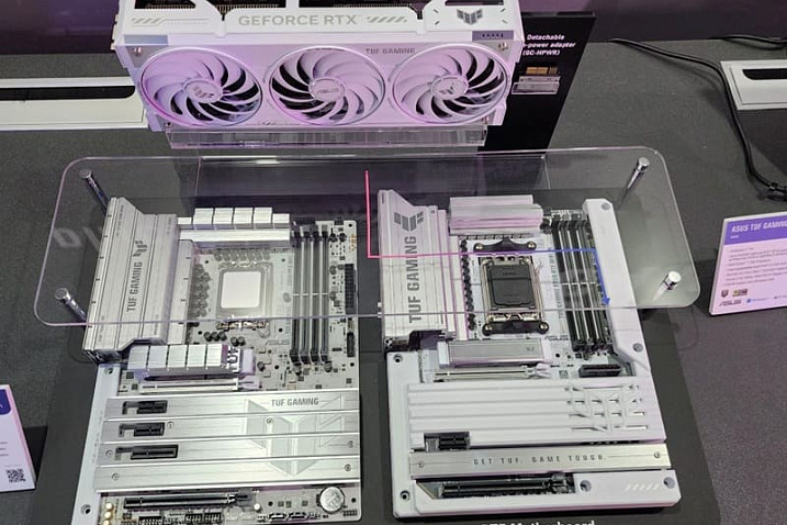COMPUTEX: ASUS расширила серию BTF новыми видеокартами, платами и корпусами