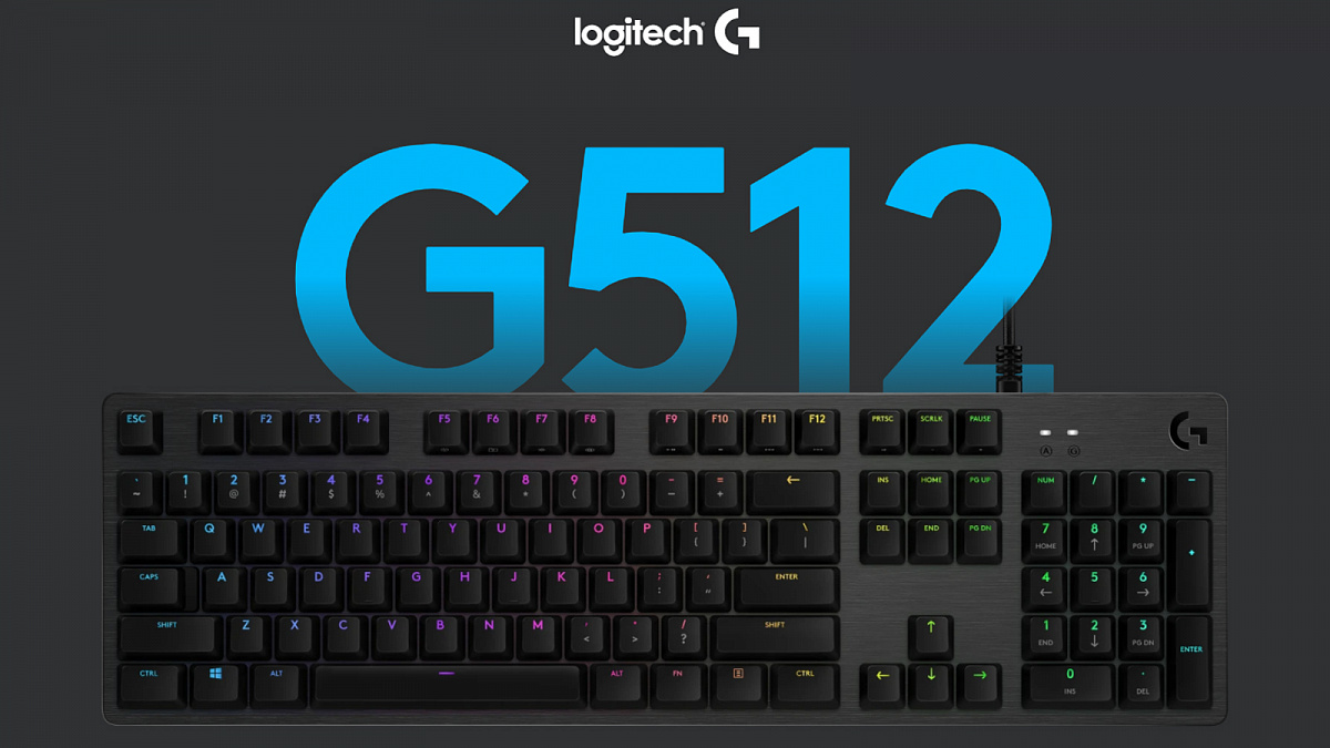 Как поменять подсветку на клавиатуре logitech g512