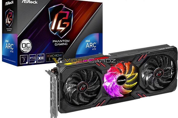 ASRock и GUNNIR подтверждают выход партнерских Arc A750 и A770 завтра