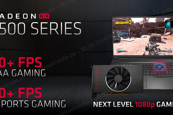AMD официально представила видеокарты Radeon RX 5500 и RX 5500M