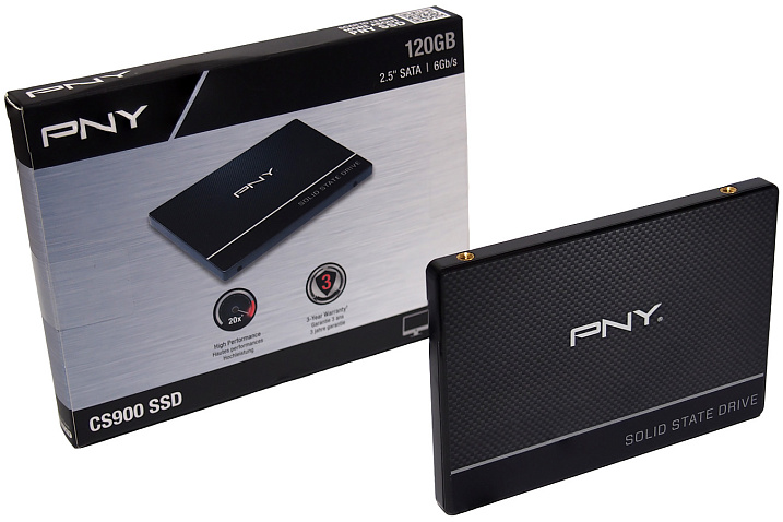 Обзор SSD PNY CS900 120 ГБ