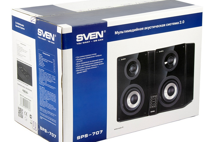 Обзор акустических систем SVEN SPS-707