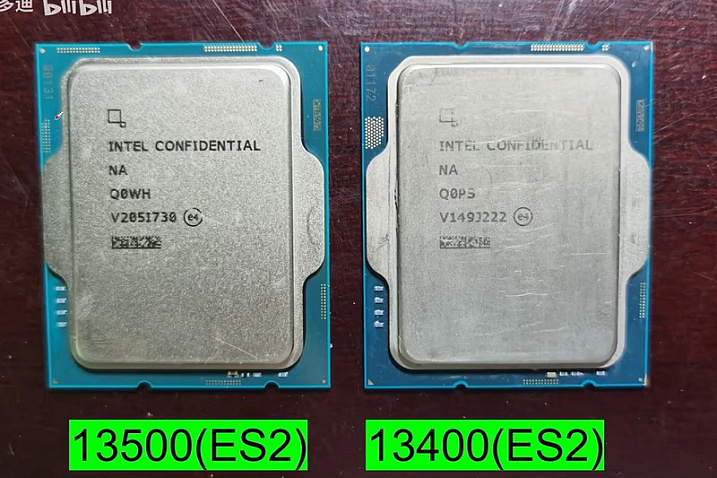 Инженерный образец Intel Core i5-13500 способен работать на частоте до 4.8 GHz