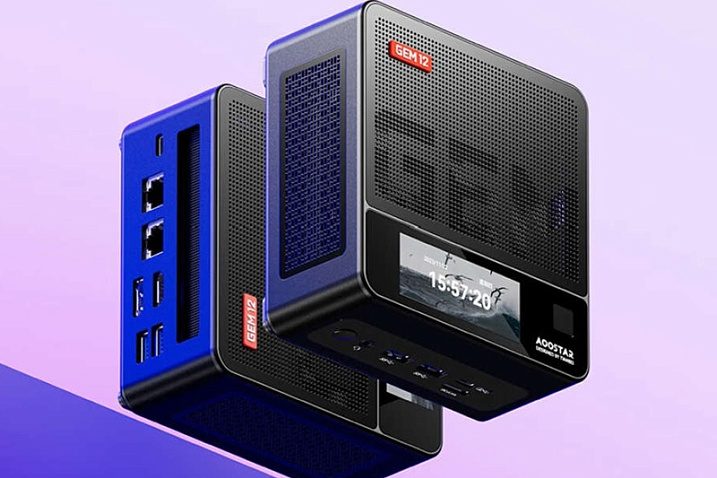 Мини-ПК AOOSTAR Gem12 Pro с Ryzen 7 8845HS охлаждается при помощи испарительной камеры